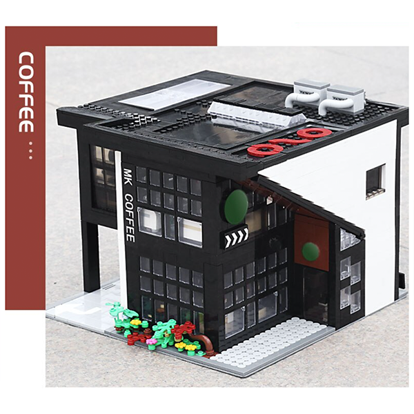 European Modern Cafe  building block 2727pcs