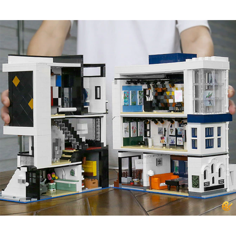Panoramic Art Gallery building block 3535pcs