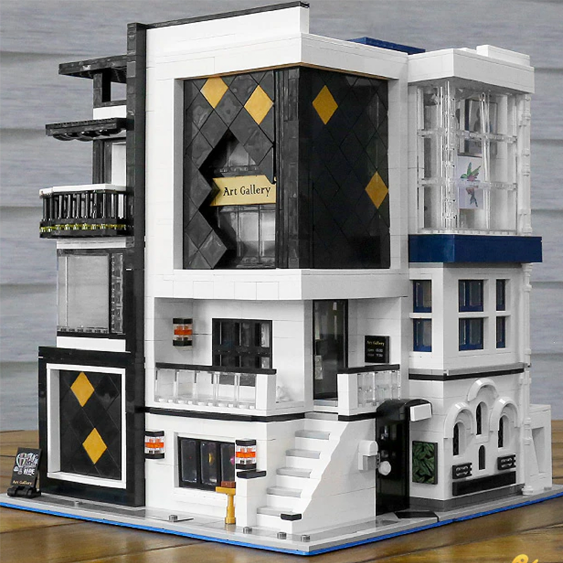 Panoramic Art Gallery building block 3535pcs