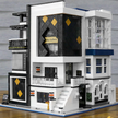 Panoramic Art Gallery building block 3535pcs