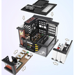 European Modern Cafe  building block 2727pcs