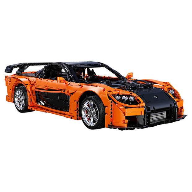 CADA-C61502 1:8 Sports Car Mazda RX-7 Building Block Set 3304pcs Adult Collector Collectible Model Kit