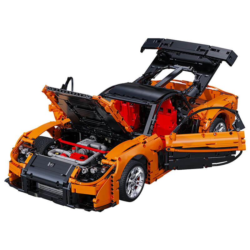 CADA-C61502 1:8 Sports Car Mazda RX-7 Building Block Set 3304pcs Adult Collector Collectible Model Kit