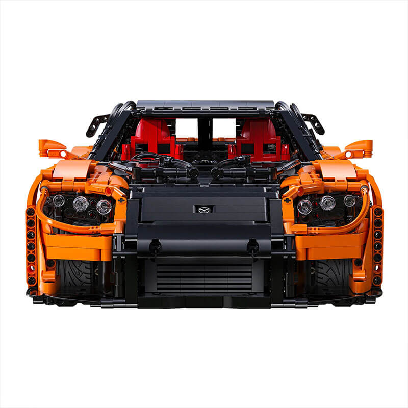CADA-C61502 1:8 Sports Car Mazda RX-7 Building Block Set 3304pcs Adult Collector Collectible Model Kit