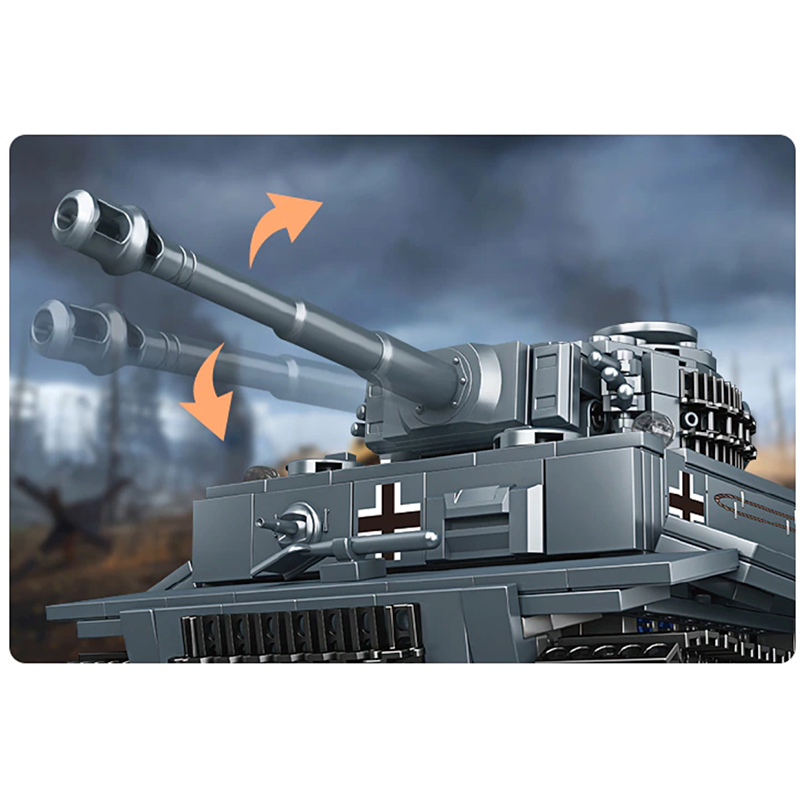 Remote Controlled Tiger Tank 850pcs