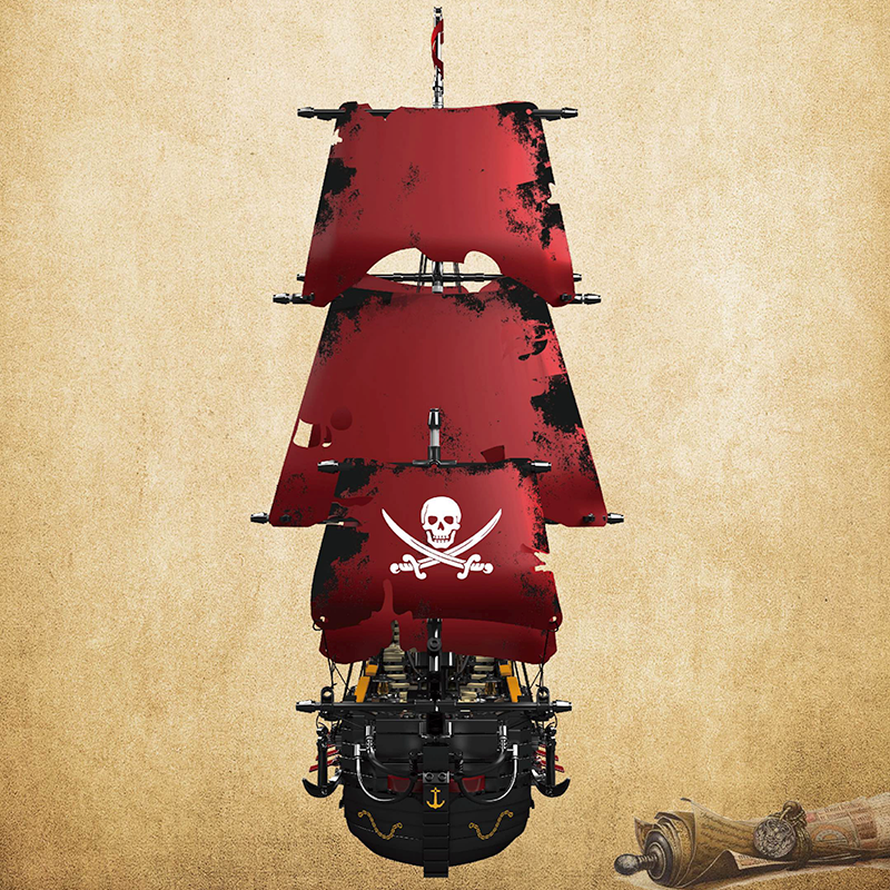 13109 Queen Anne’s Revenge 18th Century Pirate Ship 3251pcs