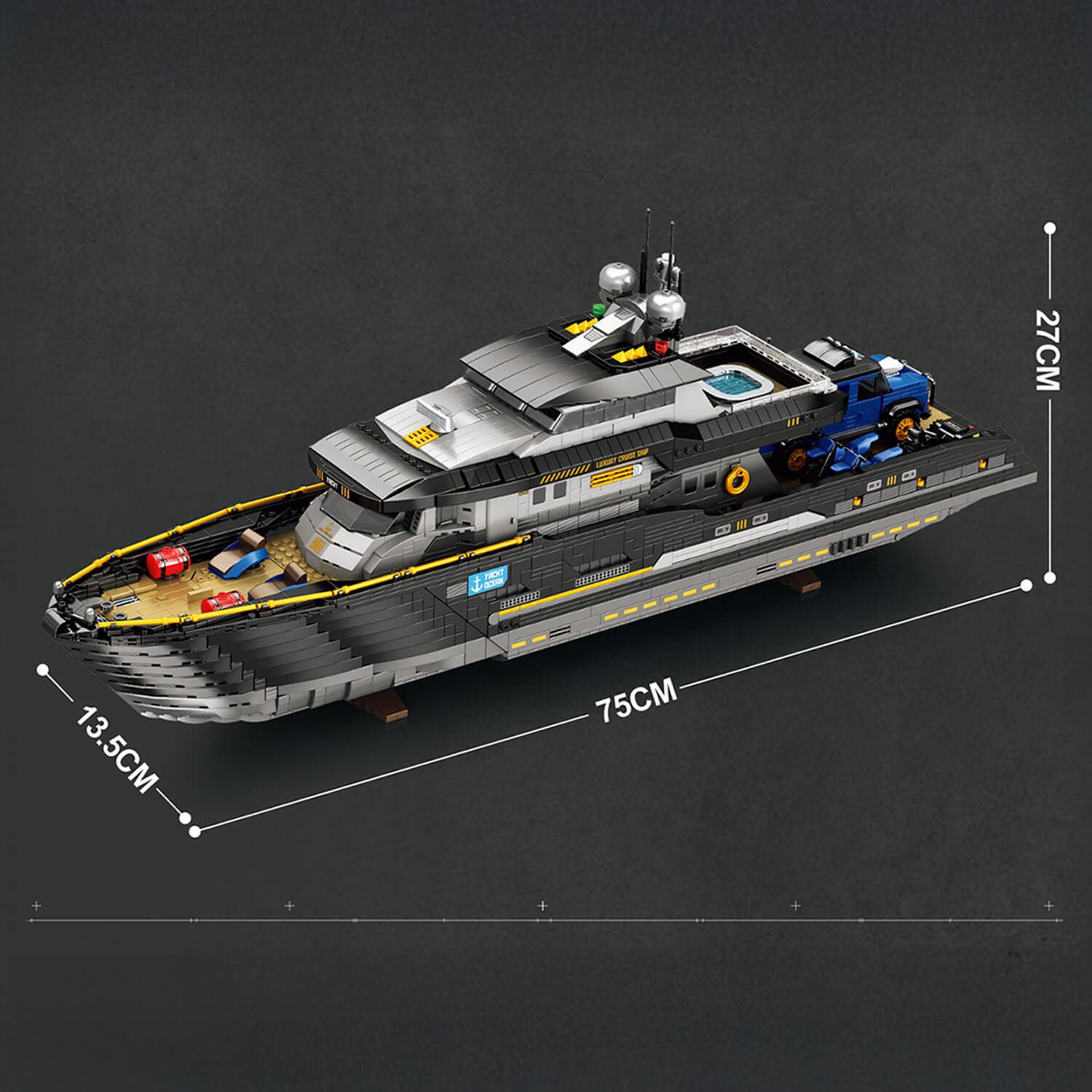 66103 Luxury Ultimate Superyacht 4421pcs